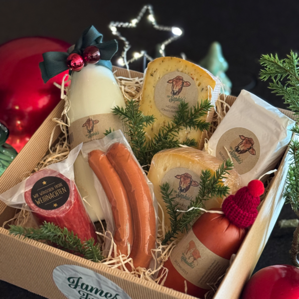 Weihnachtlicher Präsentkorb